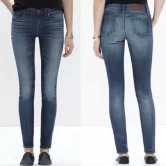 Madewell Skinny Skinny Jeans in Edmonton Wash Style‎ - Picture 1 of 8